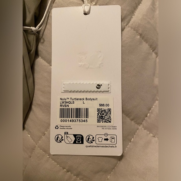 Large Lululemon bodysuit tan - Picture 3 of 3